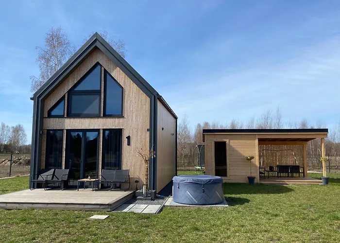 Mazurska Stodoła Na Półwyspie Pilchowskim Willa