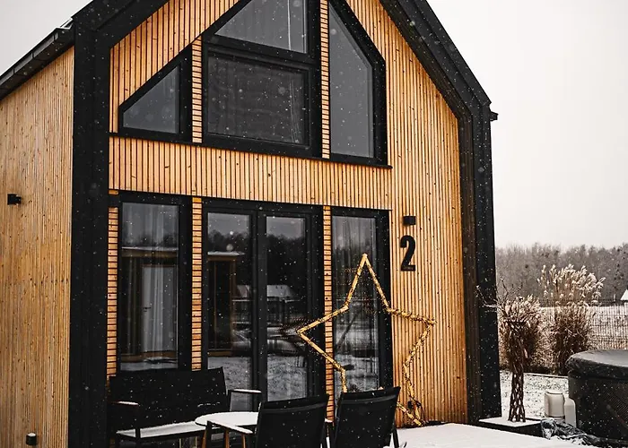 Mazurska Stodoła Na Półwyspie Pilchowskim Willa